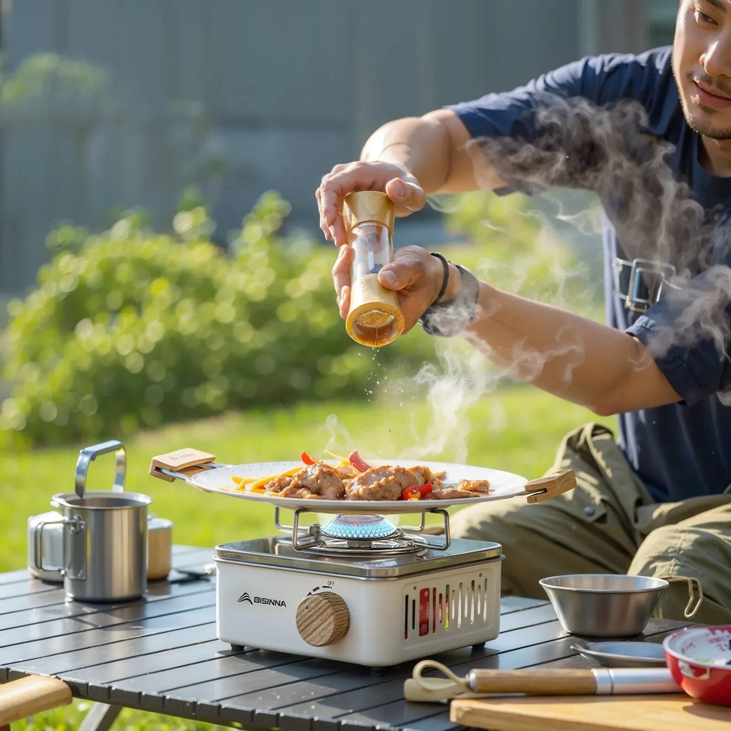 Portable Camping Gas Stove – High Firepower for Cooking Anywhere