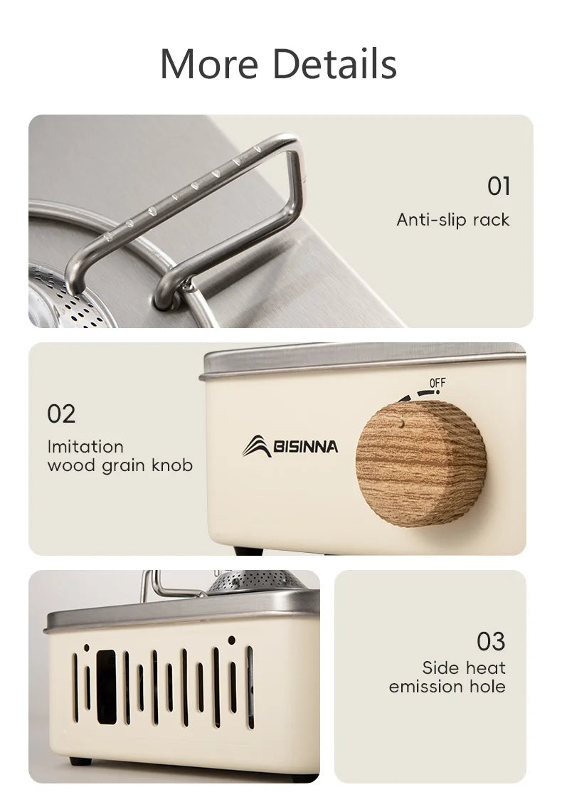 Portable Camping Gas Stove – High Firepower for Cooking Anywhere