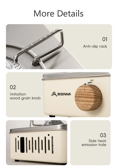 Portable Camping Gas Stove – High Firepower for Cooking Anywhere